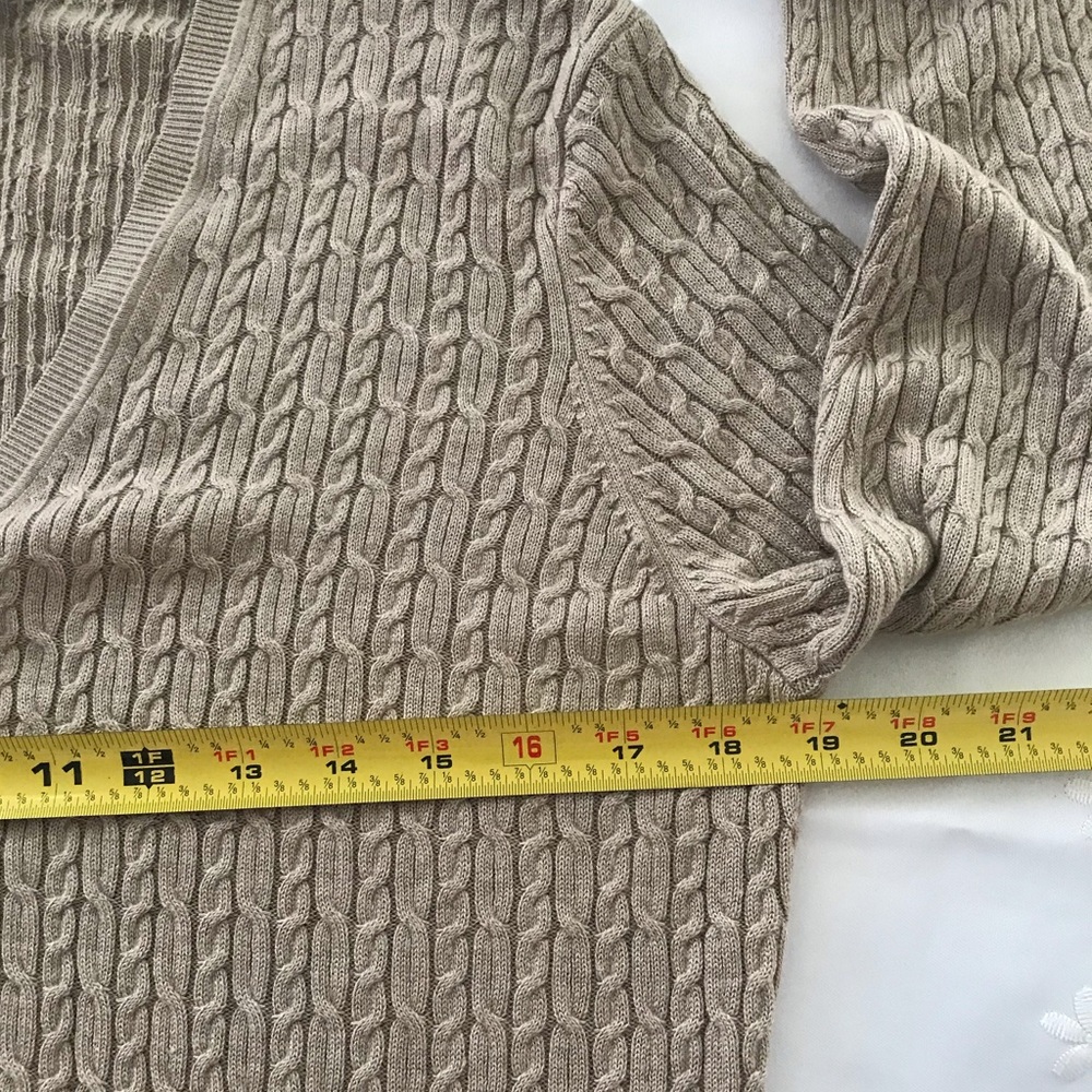 BROOKS BROTHERS Women’s Silk/Cashmere Blend Cardigan SZ L - Picture 4 of 8